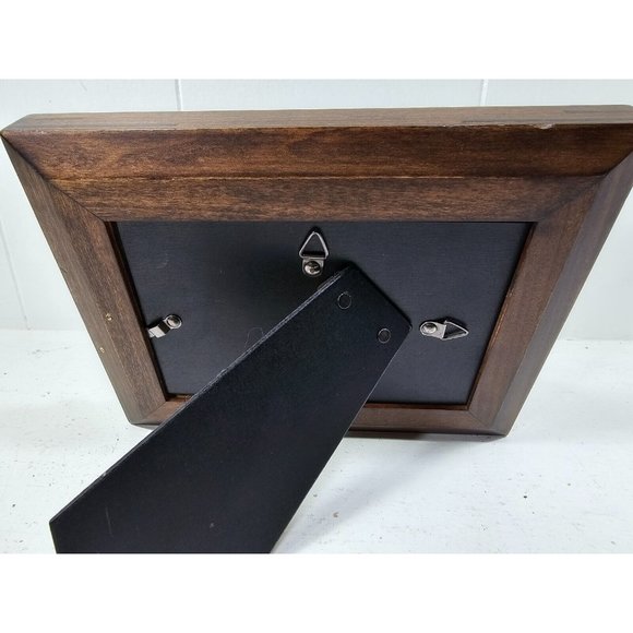 Handmade Steampunk Picture Frame Antique Look 8" X 6" Wood Metal Hanging - Picture 6 of 10